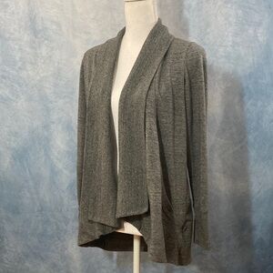 💍2for$50💍 Athleta Pranayama Restore Wrap Open-Front Cardigan Grey Oversized